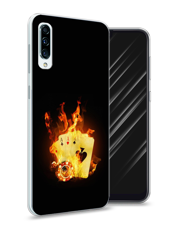 

Чехол Awog на Samsung Galaxy A50/A30S "Горящие карты", Разноцветный, 27750-9