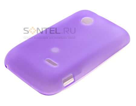 

Силиконовый чехол для Sony Xperia Tipo Dual фиолетовый в тех.уп.