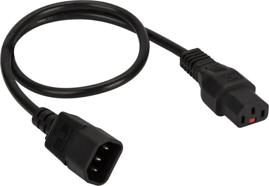 

Кабель Lanmaster LAN-PP13L/14-2.0-BK C13-С14 проводник.3x0.75мм2 2м 220В 10А черный, Кабель Lanmaster (LAN-PP13L/14-2.0-BK) C13-С14 проводник.:3x0.75мм2 2м 220В 10А черный
