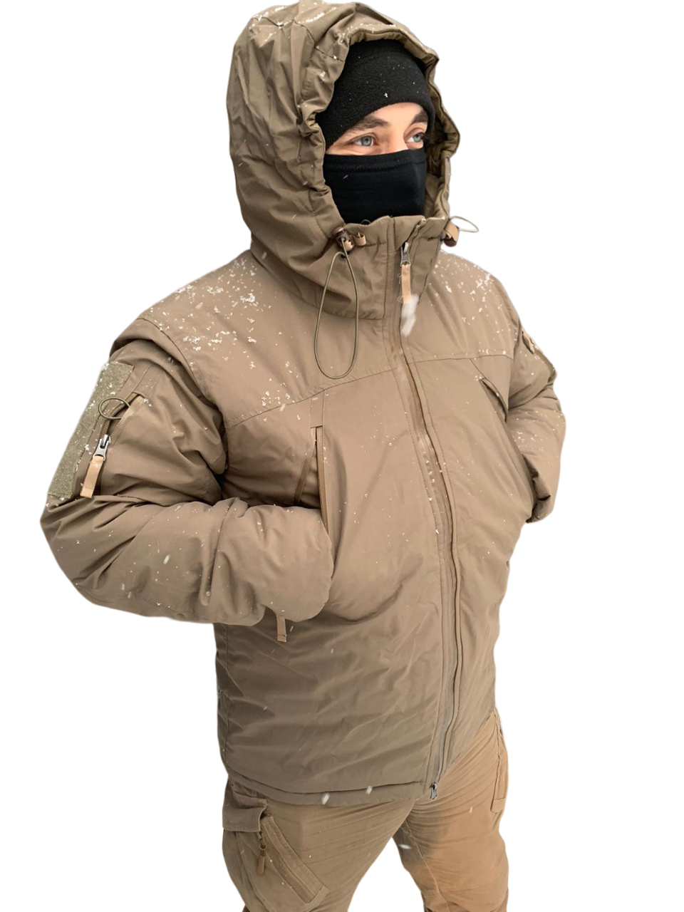 Зимняя куртка мужская Военсклад МСК carinthia бежевая L