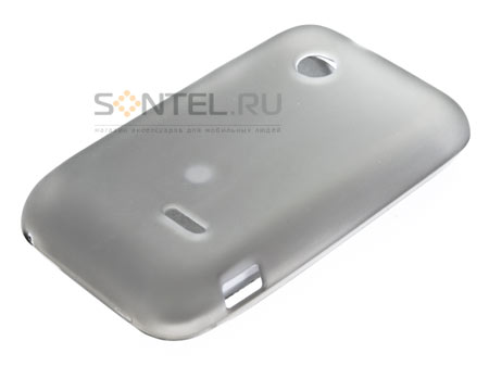 

Силиконовый чехол для Sony Xperia Tipo Dual черный в тех.уп.