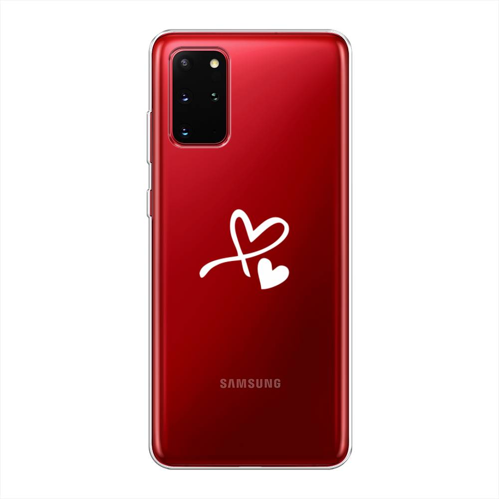 

Чехол Awog на Samsung Galaxy S20 + "Сердечко минимализм", Белый, 29350-6