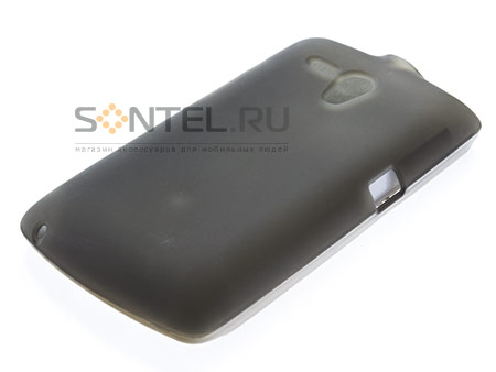 

Силиконовый чехол для Soni Xperia Neo L черный в тех.уп.