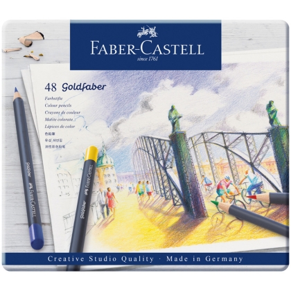 фото Карандаши цветные "goldfaber", 48 цветов faber-castell