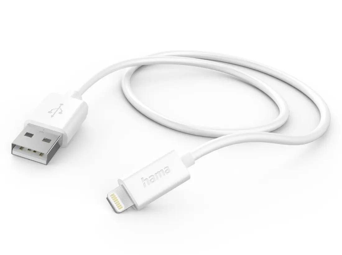 

Кабель HAMA H-201579, Lightning m - USB m, 1м, MFI, 2.4A, белый 00201579, Кабель HAMA H-201579, Lightning (m) - USB (m), 1м, MFI, 2.4A, белый [00201579]