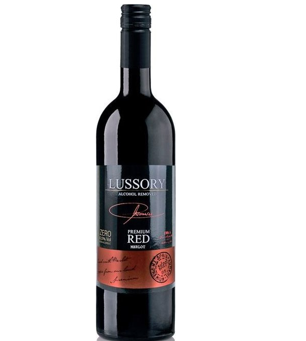 Вино Lussory Premium Merlot безалкогольное, Испания, 750 мл