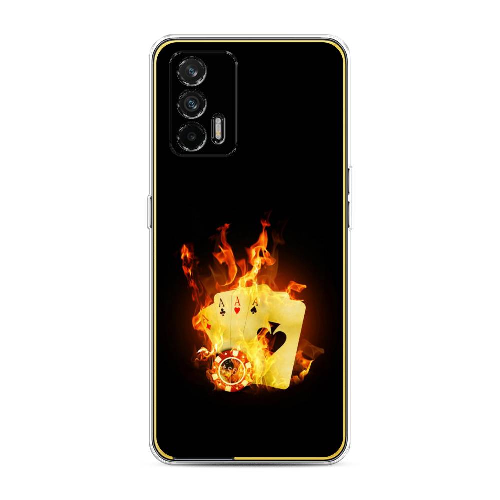 

Чехол Awog на Realme GT "Горящие карты", Разноцветный, 256350-9
