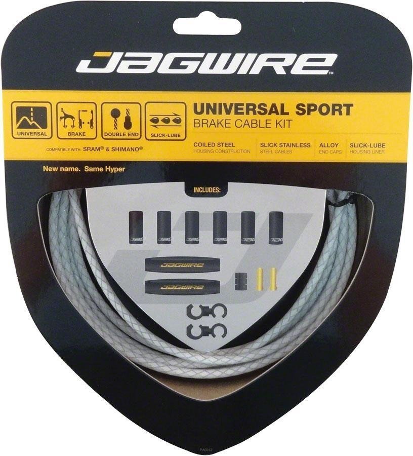 Набор рубашек и тросиков тормоза Jagwire Universal Sport Brake Kit White (UCK412)