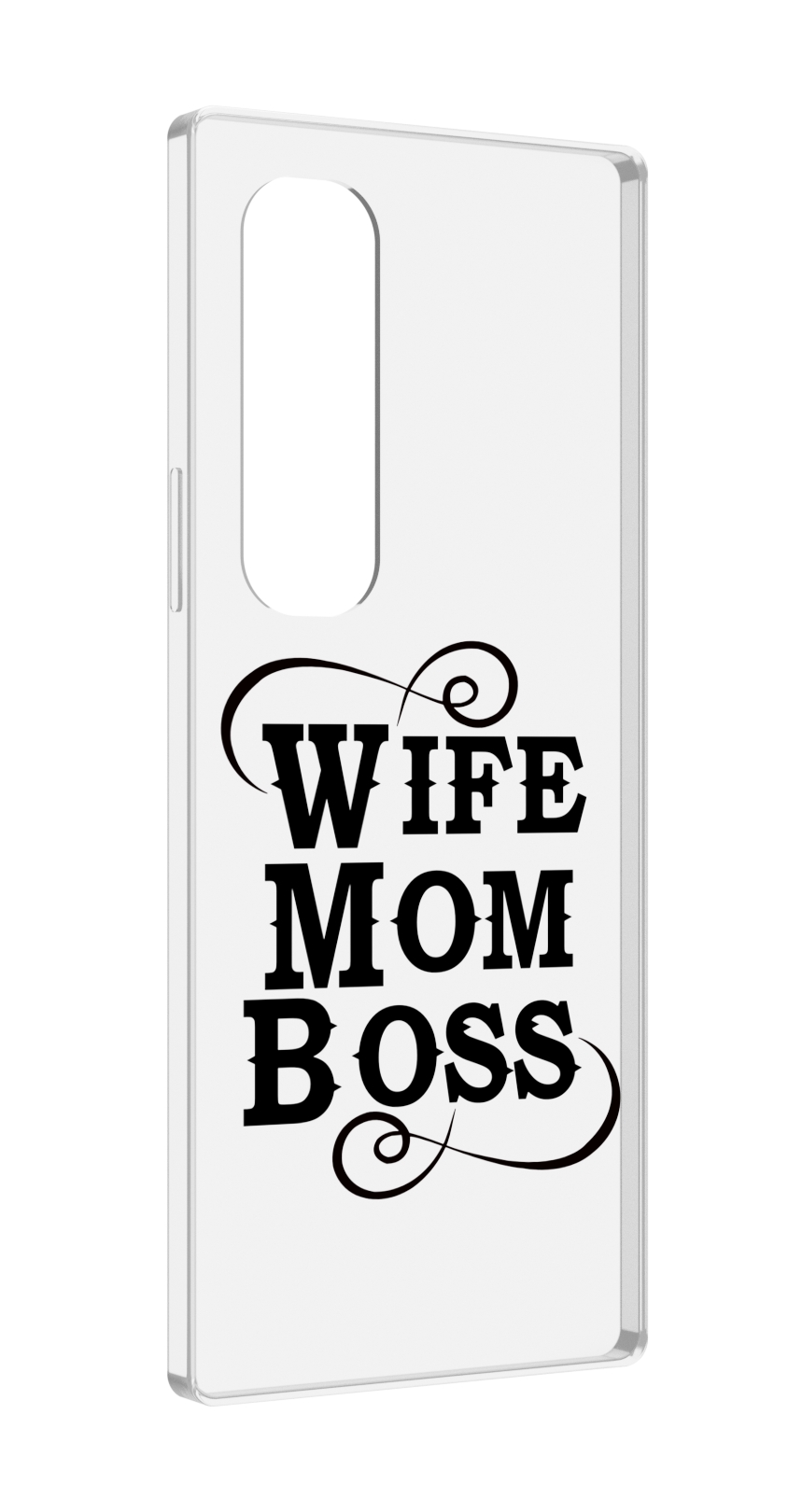 

Чехол MyPads жена-мама-босс для Samsung Galaxy Z Fold 4 (SM-F936), Прозрачный, Tocco