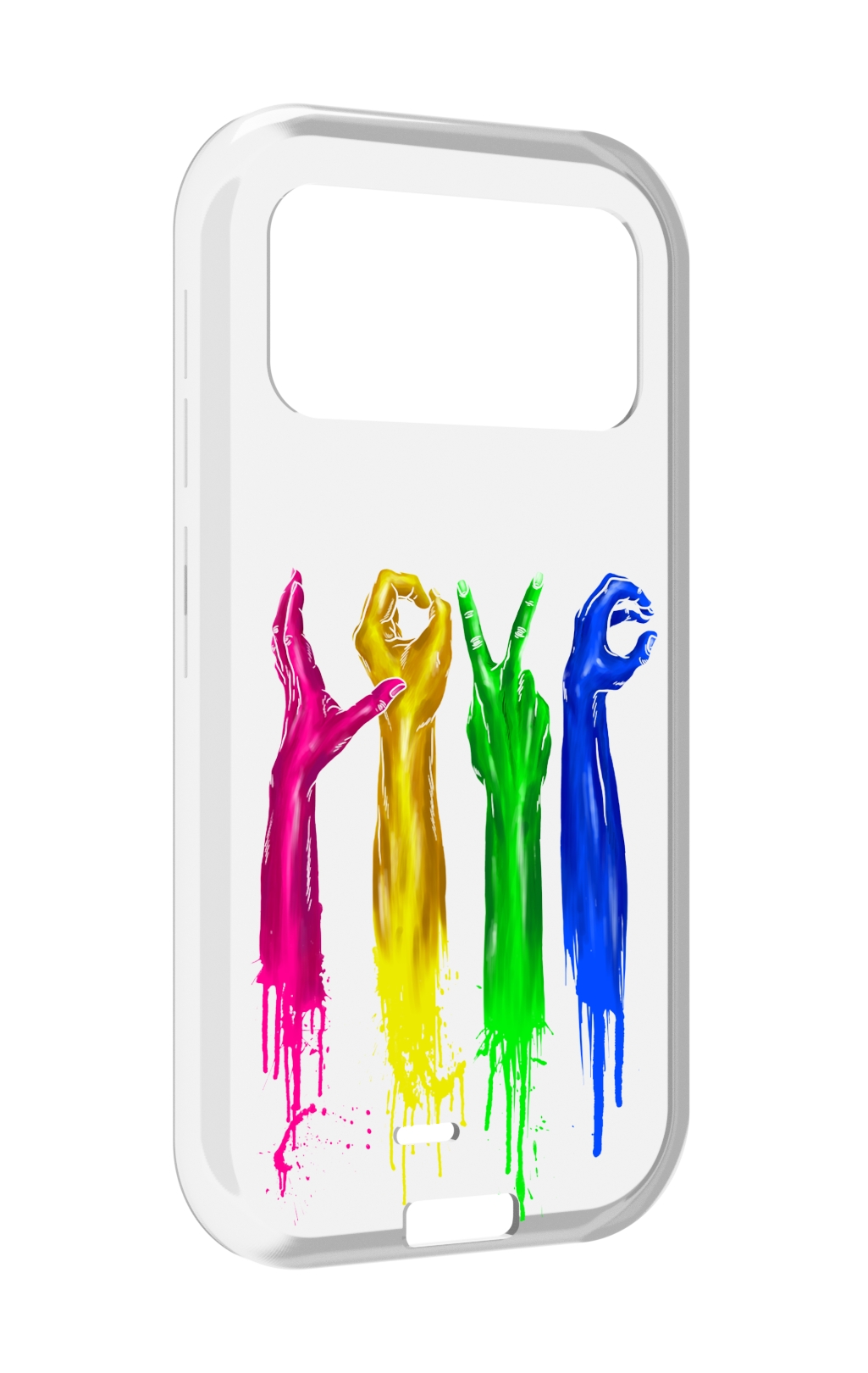 

Чехол MyPads яркие руки love для Oukitel F150 H2022, Прозрачный, Tocco