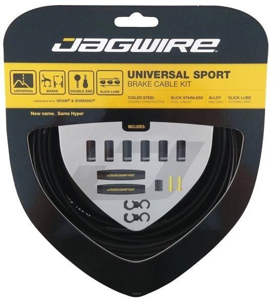 Набор рубашек и тросиков тормоза Jagwire Universal Sport Brake Kit Black (UCK400)