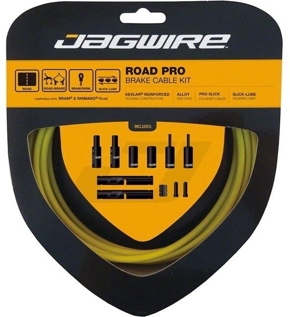 Набор рубашек и тросиков тормоза Jagwire Road Pro Brake Kit Yellow (PCK207)