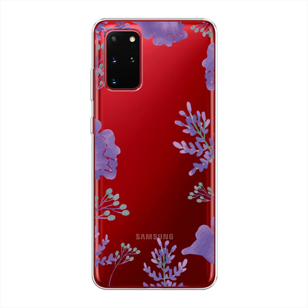 

Чехол Awog на Samsung Galaxy S20 + "Сиреневая цветочная рамка", Прозрачный;фиолетовый, 29350-8