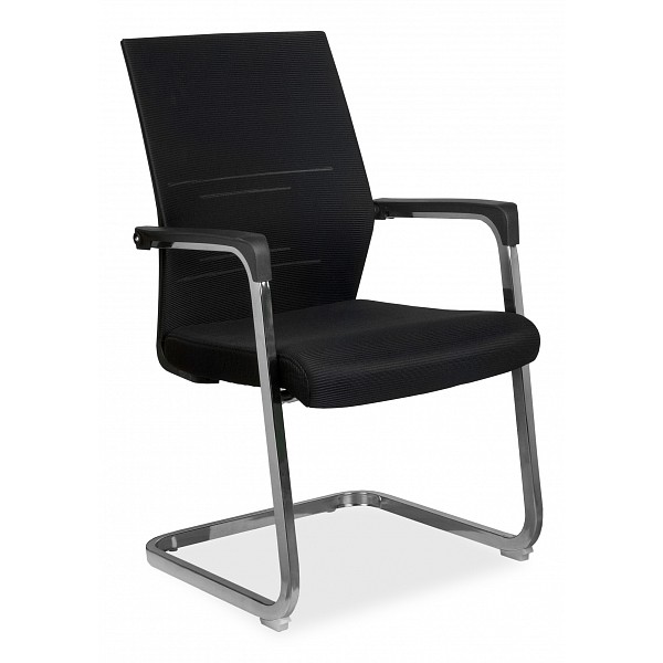 фото Кресло rch d818 чёрная сетка на полозьях riva chair