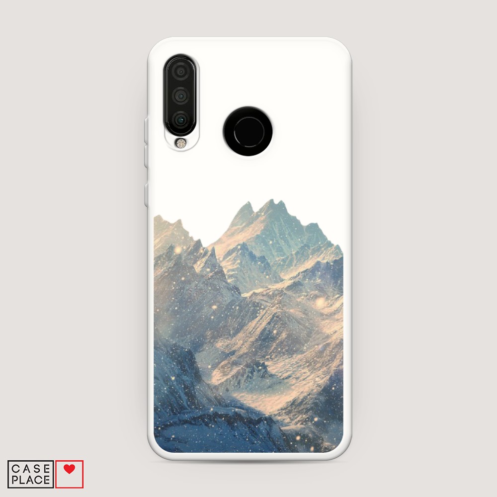 

Матовый силиконовый чехол "Листья папоротника рамка" на Huawei P30