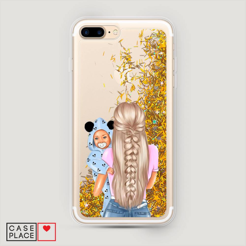 

Чехол Awog на Apple iPhone 7 Plus / Айфон 7 Plus "Молодая мама", 10790-1