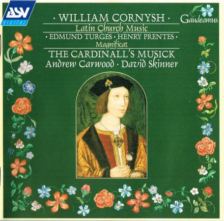 

William Cornysh - Musique sacree en latin (1 CD)