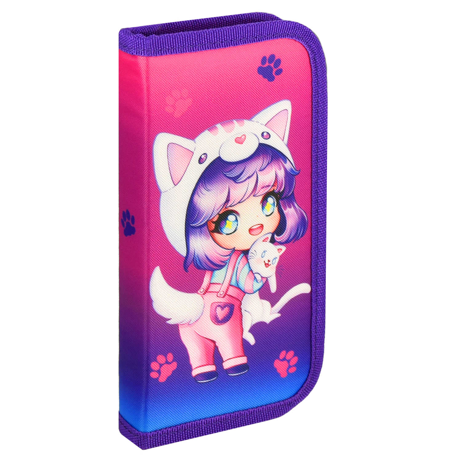 

Пенал школьный Феникс+ Чиби, Разноцветный, 65656