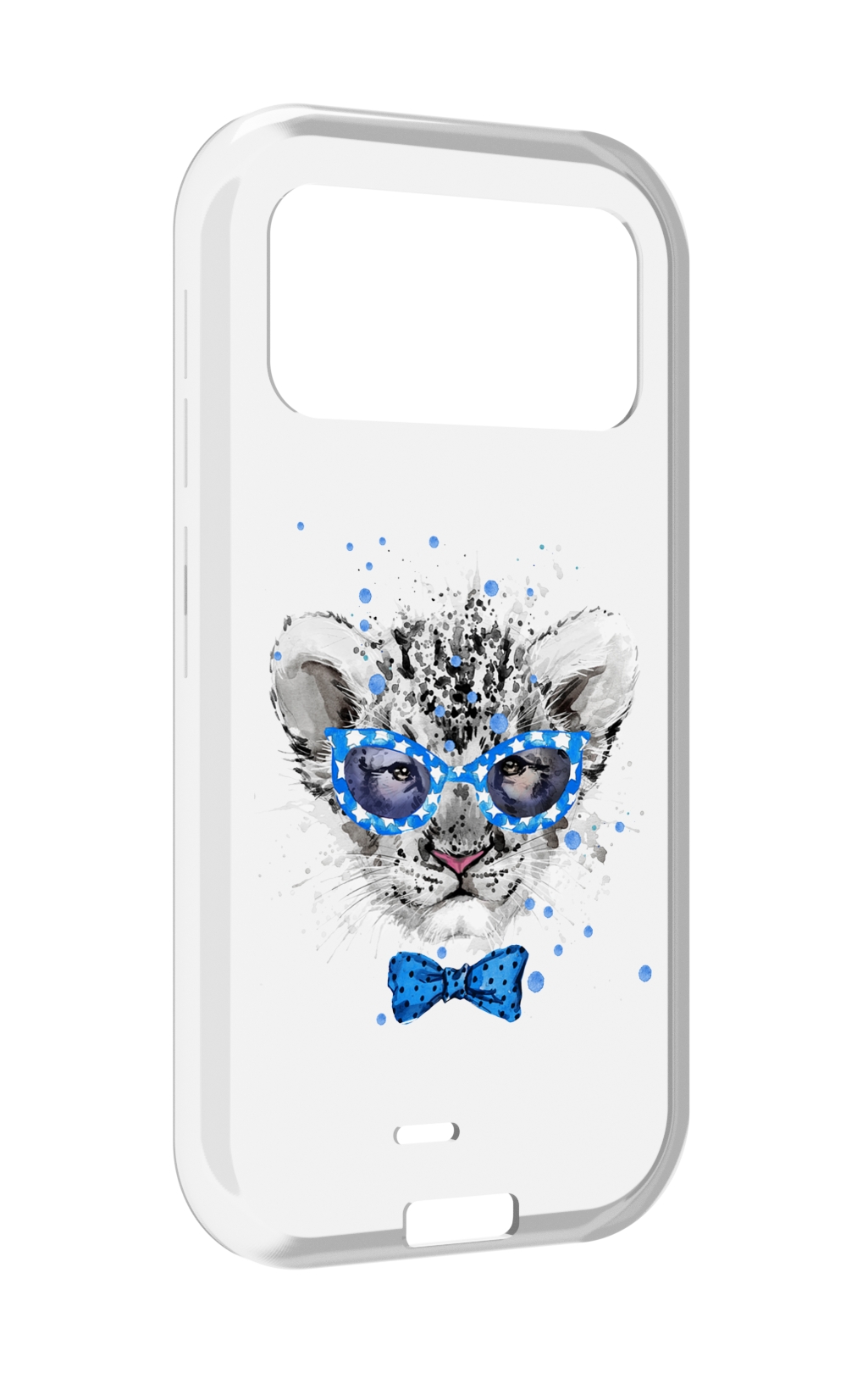 

Чехол MyPads тигренок с бабочкой для Oukitel F150 H2022, Прозрачный, Tocco