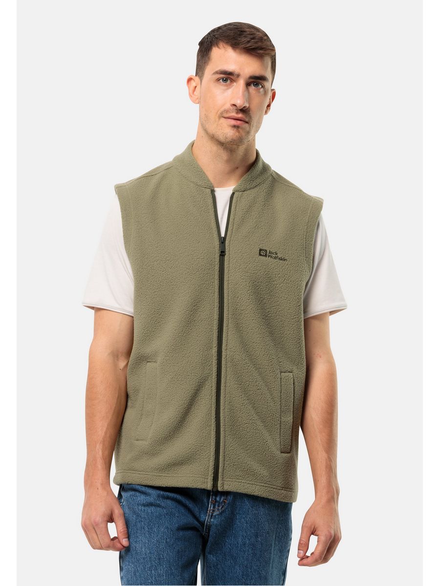 

Жилет мужской Jack Wolfskin JA442F0IK хаки M, JA442F0IK