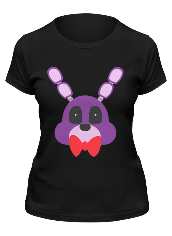 

Футболка женская Printio Bonnie (пять ночей у фредди) черная 2XL, Черный, Bonnie (пять ночей у фредди)