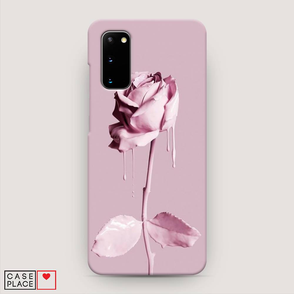 

Пластиковый чехол "Роза в краске" на Samsung Galaxy S20, 29220-6