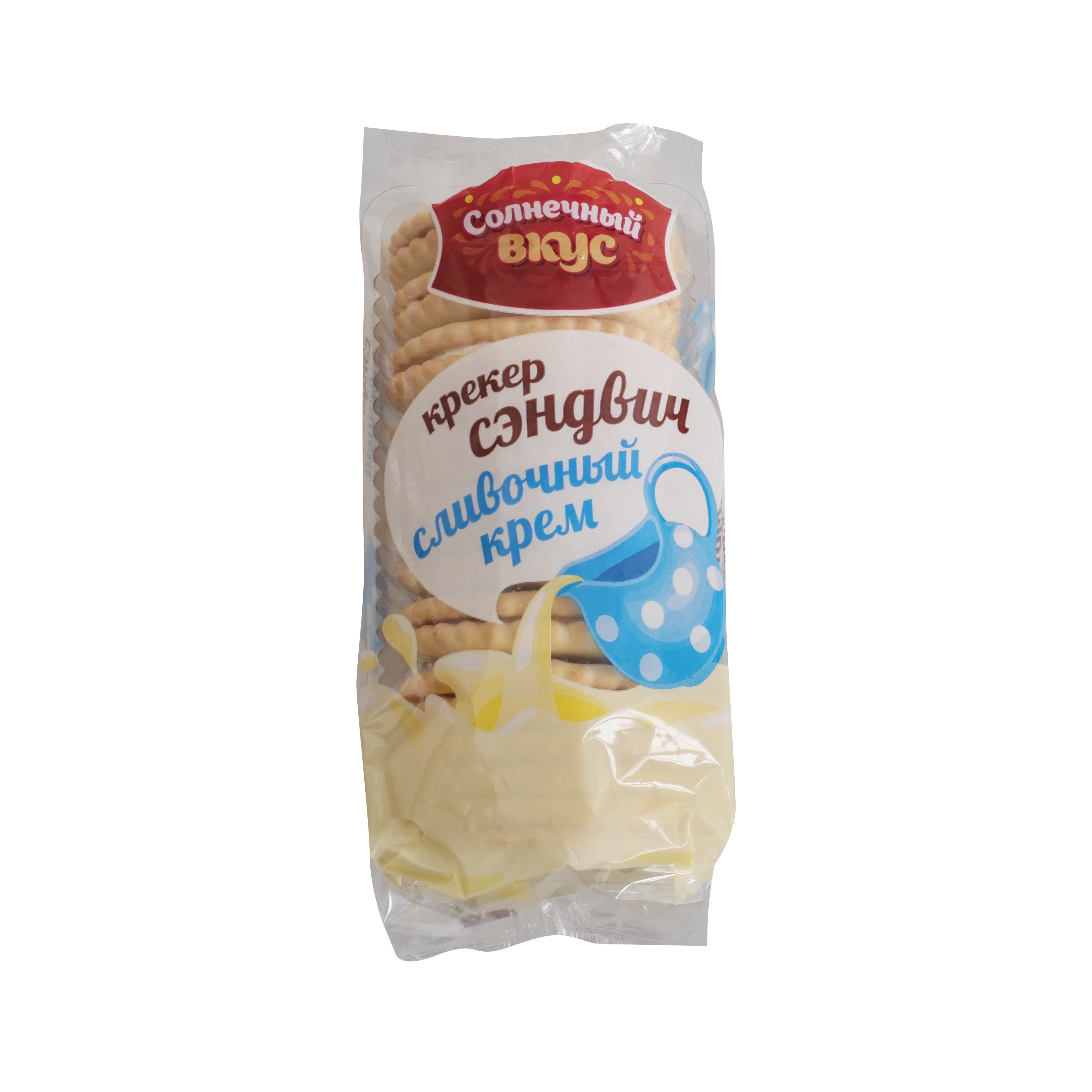 

Крекер Солнечный вкус Сэндвич сливочный крем 155 г