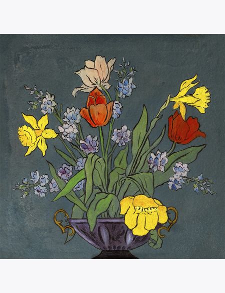 

Алмазная мозаика без подрамника Цветочный шарм, 100x100 см, 61332, РА-176