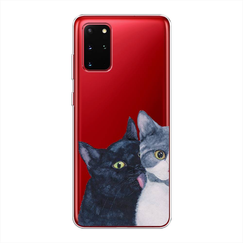 

Чехол Awog на Samsung Galaxy S20 + "Кошачья любовь", Синий, 29350-1