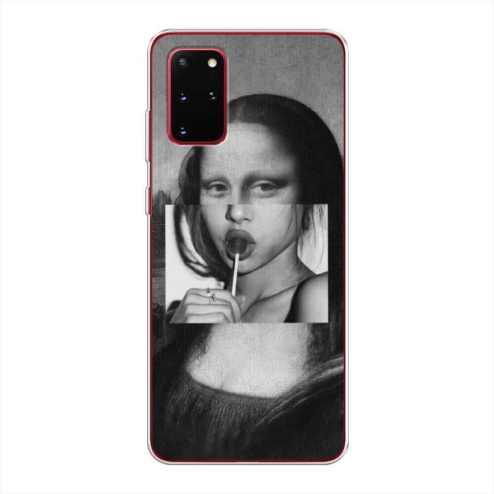 

Чехол Awog на Samsung Galaxy S20 + "Mona Lisa sucking lollipop", Серый, 29350-9