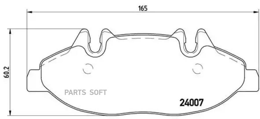 

Тормозные колодки brembo P50050