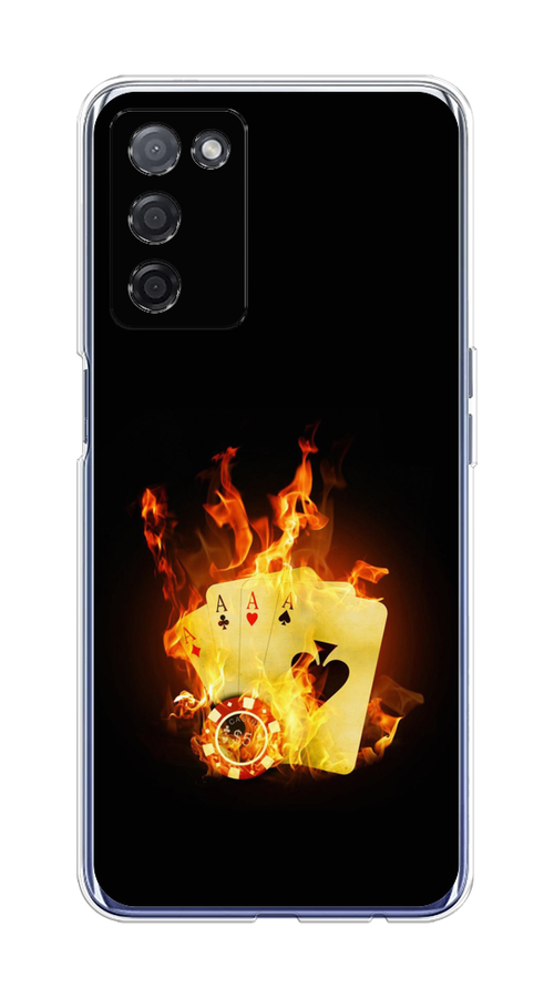 

Чехол Awog на Oppo A55 5G "Горящие карты", Разноцветный, 256250-9