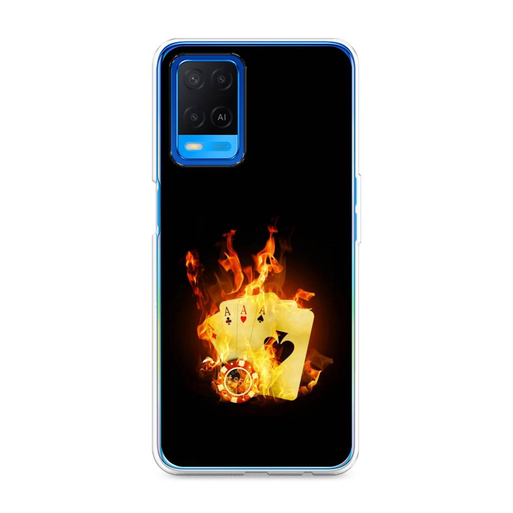 

Чехол Awog на Oppo A54 "Горящие карты", Разноцветный, 256150-9