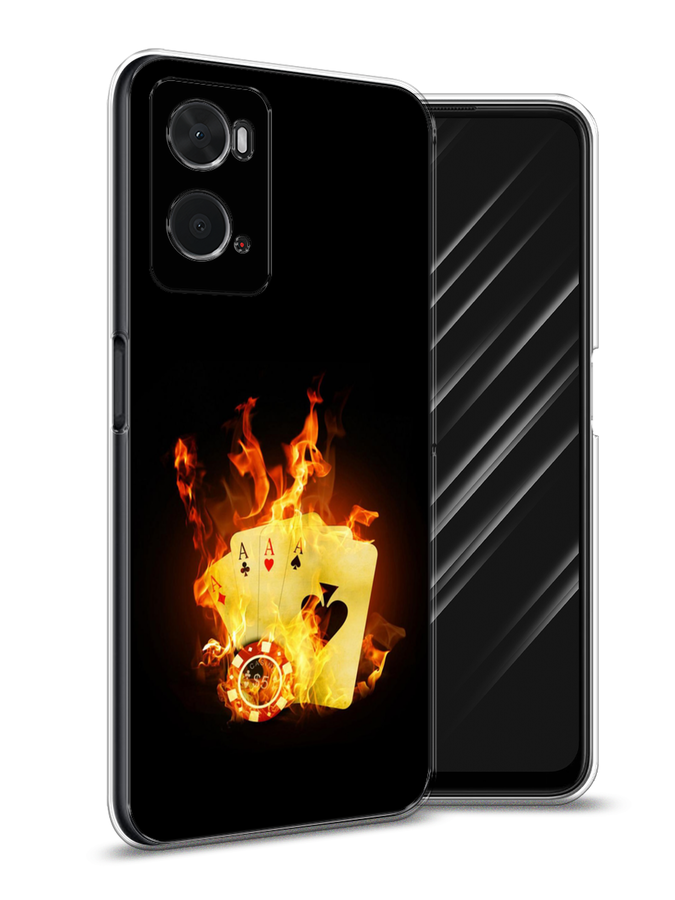 

Чехол Awog на Oppo A36 "Горящие карты", Разноцветный, 259950-9