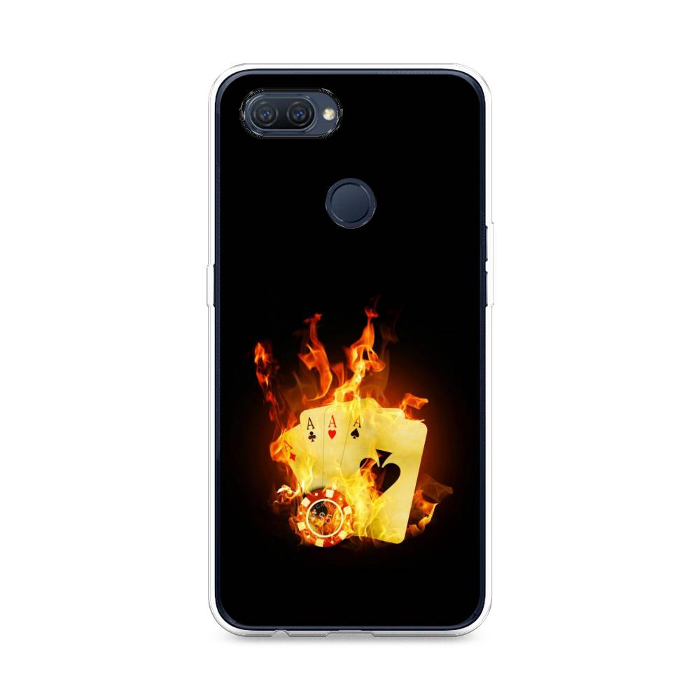 

Чехол Awog на Oppo A12 "Горящие карты", Разноцветный, 253450-9