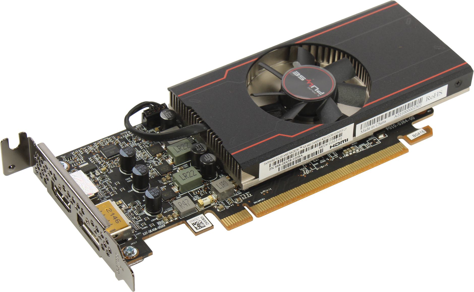 

Видеокарта Sapphire AMD Radeon RX 6400 (11315-01-20G), Radeon RX 6400
