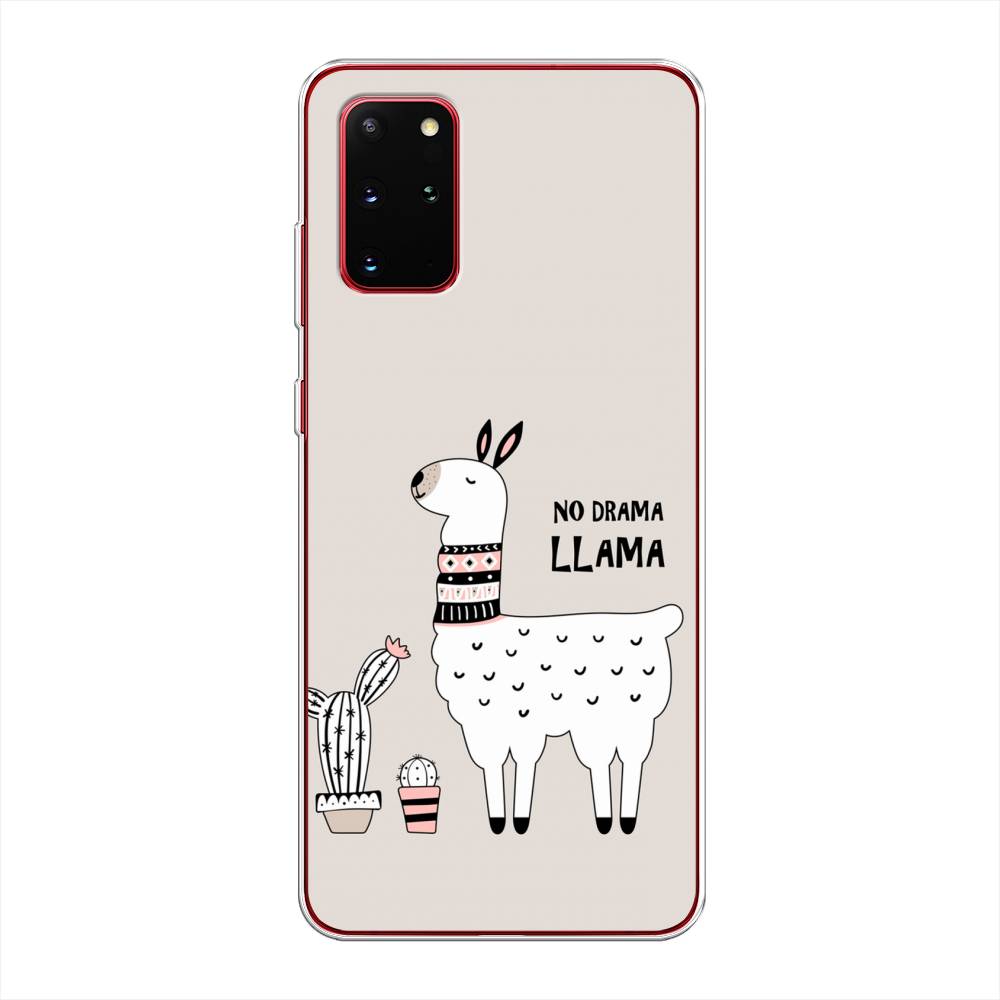 

Чехол Awog на Samsung Galaxy S20 + "No drama LLama", Бежевый;серый;белый, 29350-2