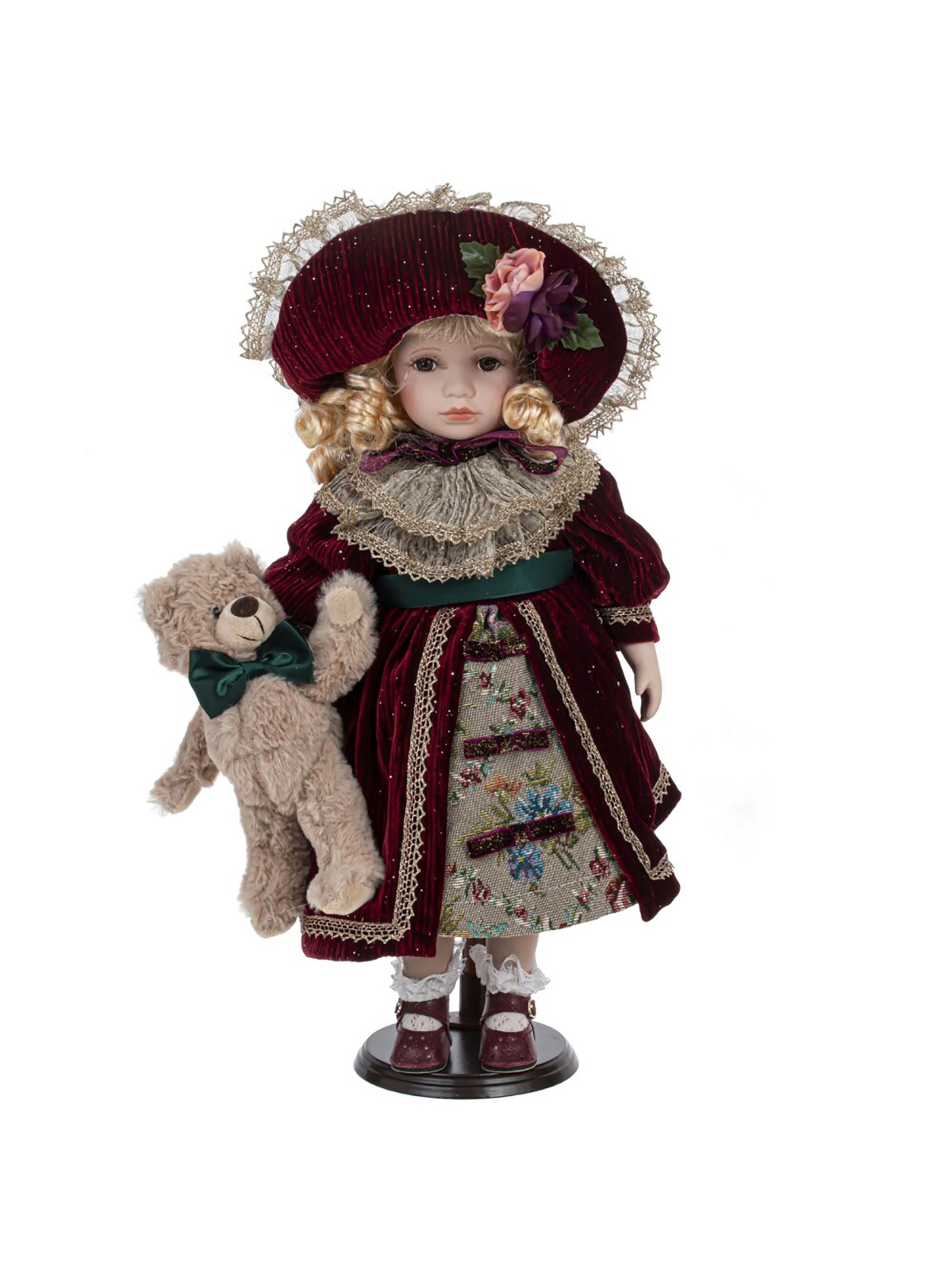 Кукла фарфоровая коллекционная Remecoclub Алиса 45 см 795013