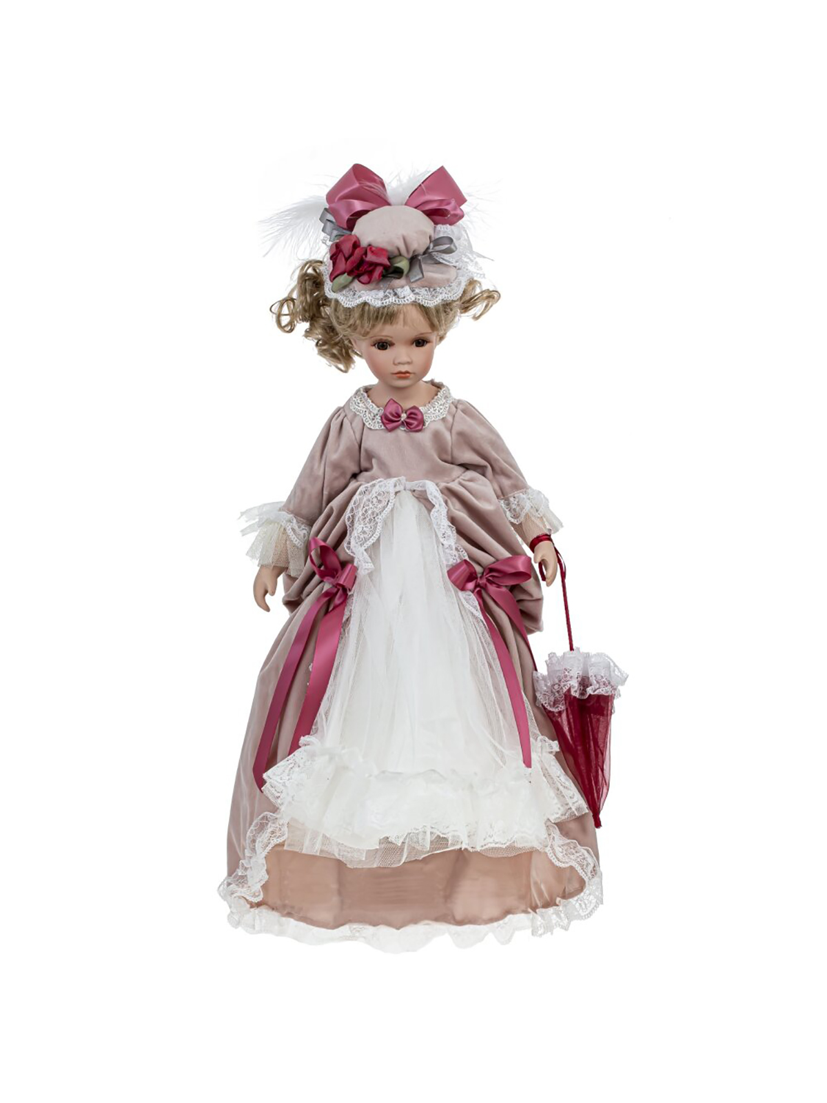 Кукла фарфоровая коллекционная Remecoclub Эльза 45 см 795009 кукла рускукла дама в шляпке rk 171
