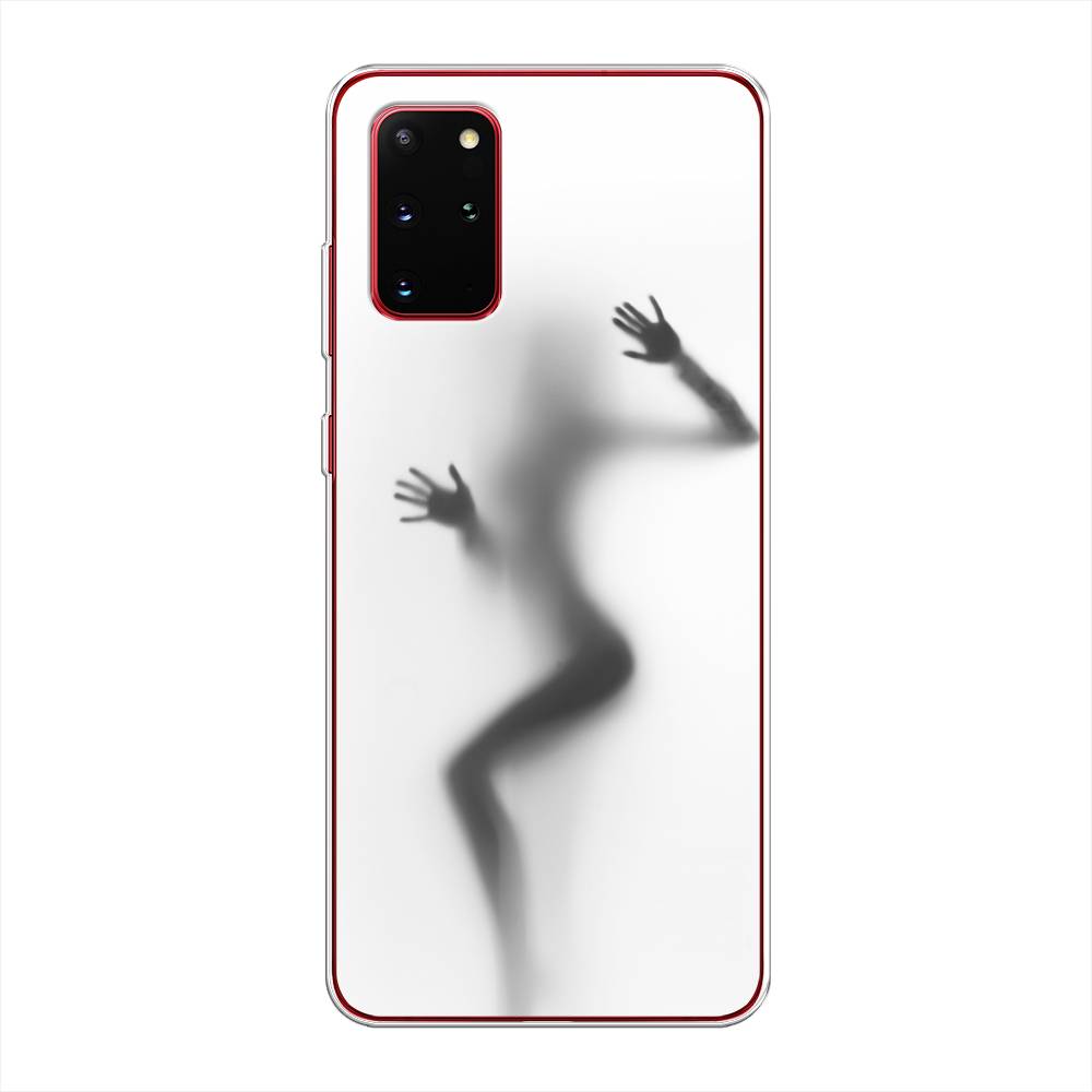 

Чехол Awog на Samsung Galaxy S20 + "Девушка в душе", Серый;белый;черный, 29350-7