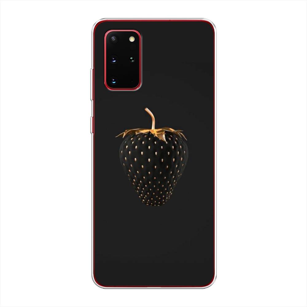 

Чехол Awog на Samsung Galaxy S20 + "Черно-золотая клубника", Черный;золотистый, 29350-10