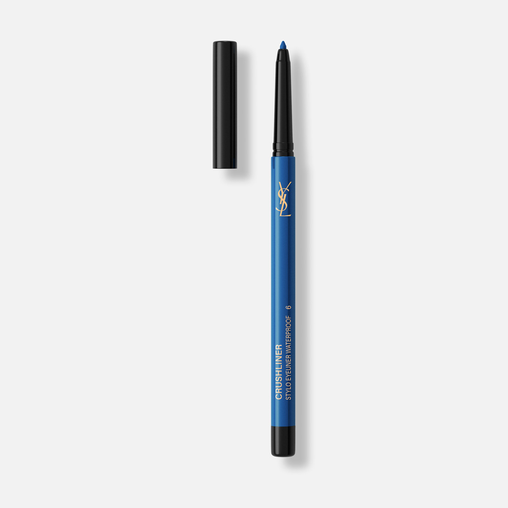 Карандаш для глаз Yves Saint Laurent Crushliner №6 Bleu Enigmatique, водостойкий, 0,35 г