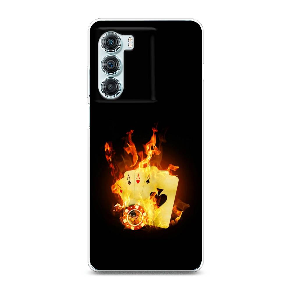 

Чехол Awog на Motorola Moto Edge S30 "Горящие карты", Разноцветный, 243050-9