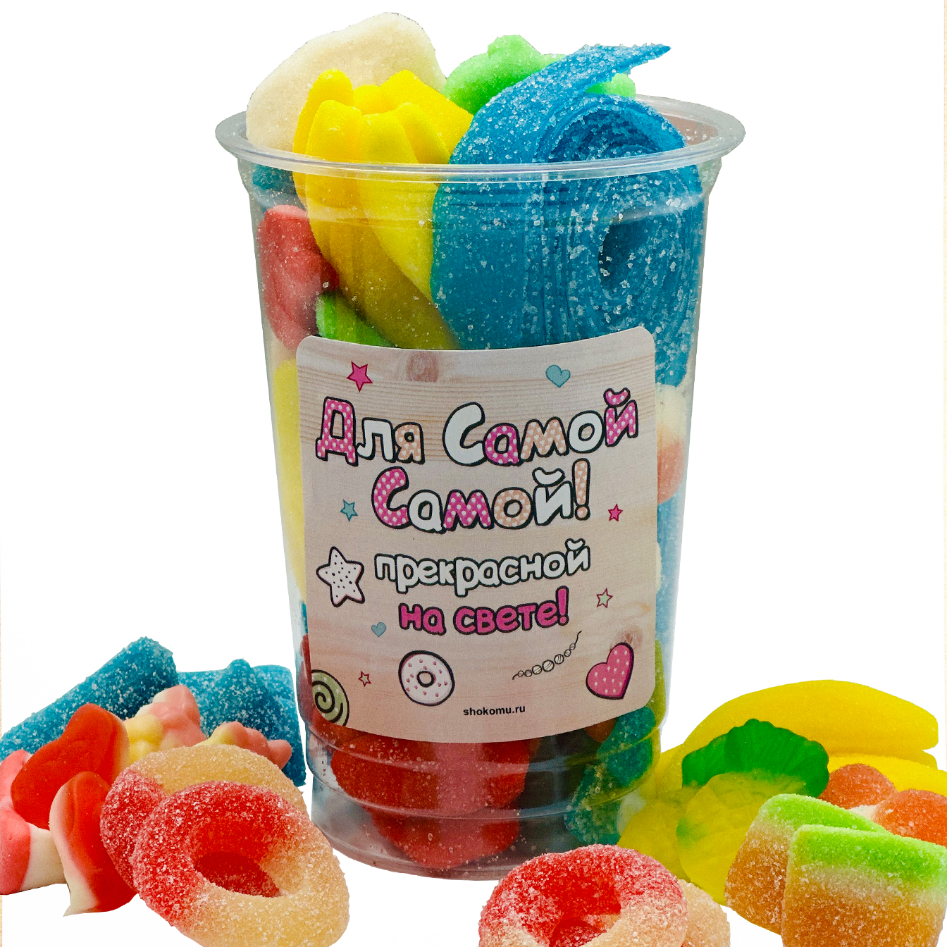 

Жевательный мармелад Сладкий Кактус Шокому Самой самой в стакане, 500 г