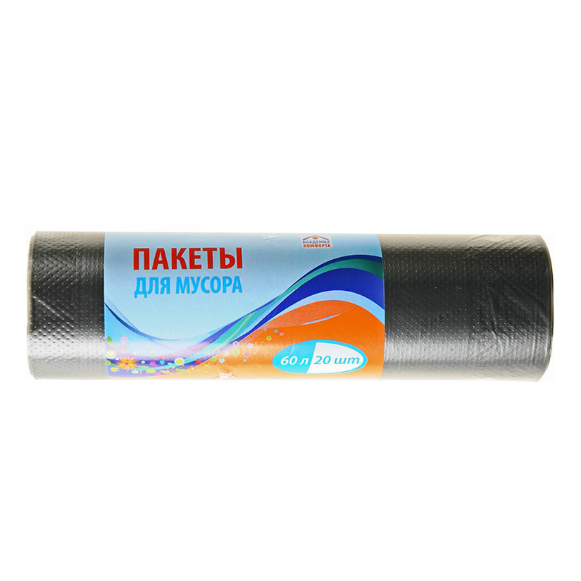 

Мешки для мусора Академия Комфорта 60 л 20 шт