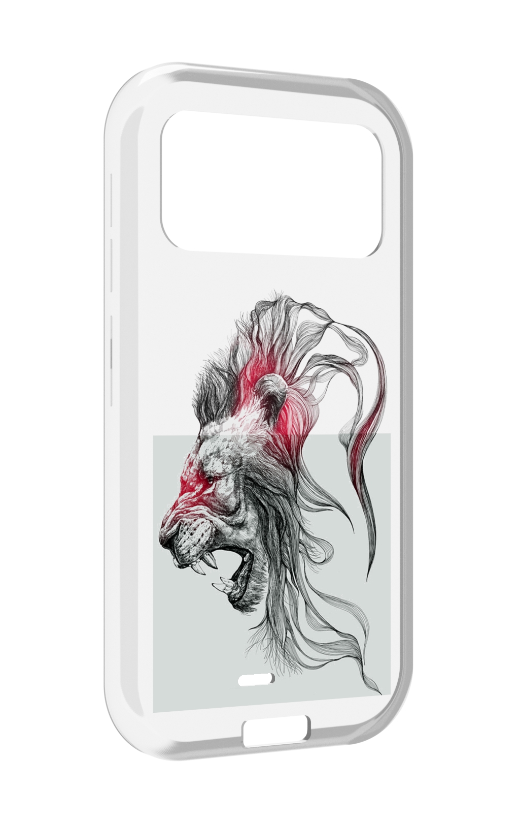 

Чехол MyPads разъяренный лев для Oukitel F150 H2022, Прозрачный, Tocco