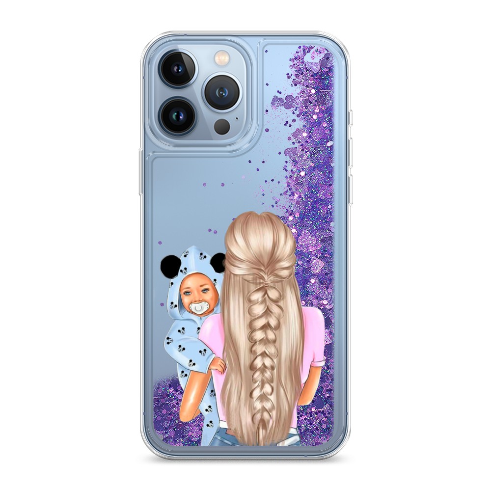 

Чехол Awog на Apple iPhone 13 Pro Max / Айфон 13 Pro Max "Молодая мама", Разноцветный, 14492-1