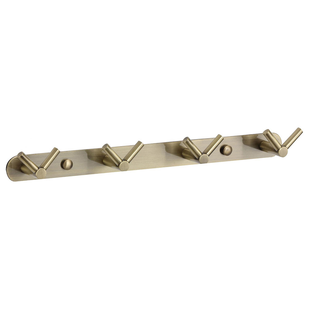 

Планка с крючками 4 крючка Savol S-007224C бронза, Коричневый