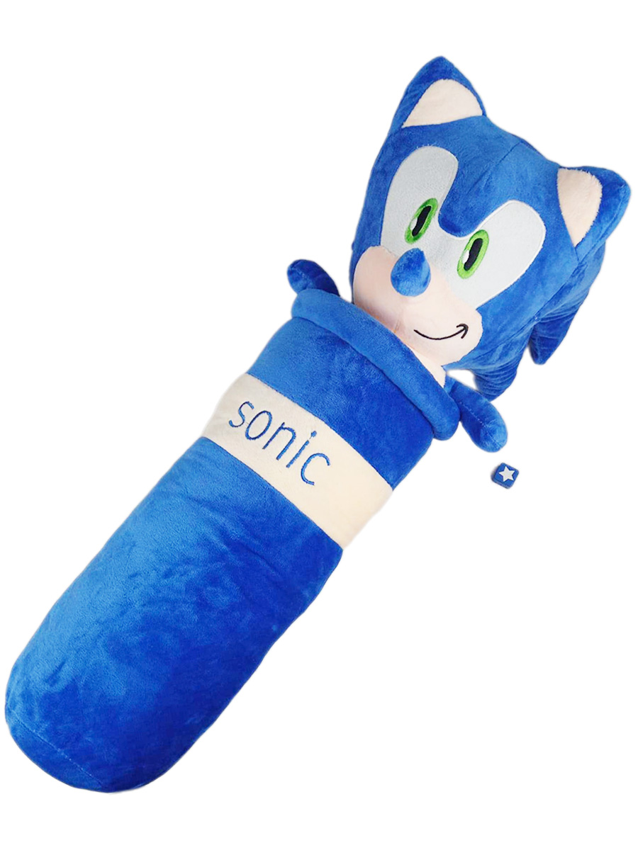 Декоративная подушка для боев еж Соник Sonic the Hedgehog 60 см