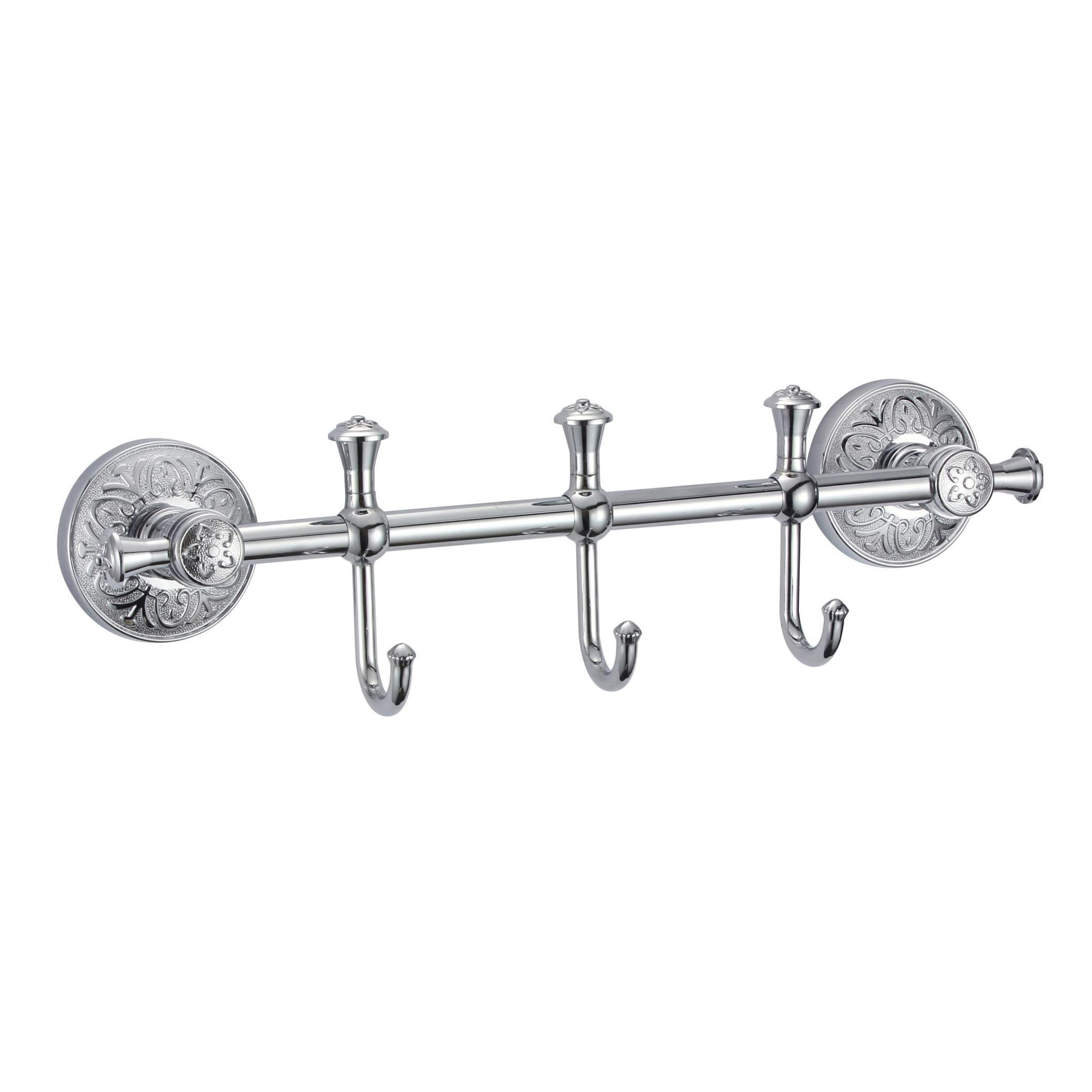 

Планка с крючками 3 крючка S-005873A Savol хром